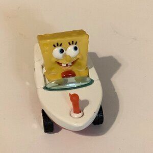 SpongeBob SquarePants Die-Cast Boat Car Toy Collectible Figure Boating School